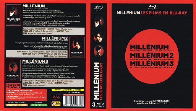 Millennium 2: La chica que soñaba con una cerilla y un bidón de gasolina - Carátulas
