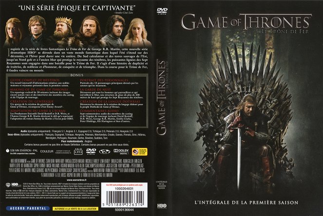 Game of Thrones - Season 1 - Capas