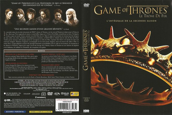 Game of Thrones - Season 2 - Couvertures