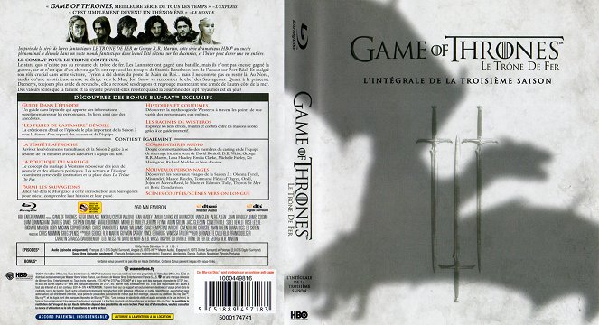 Game of Thrones - Season 3 - Couvertures