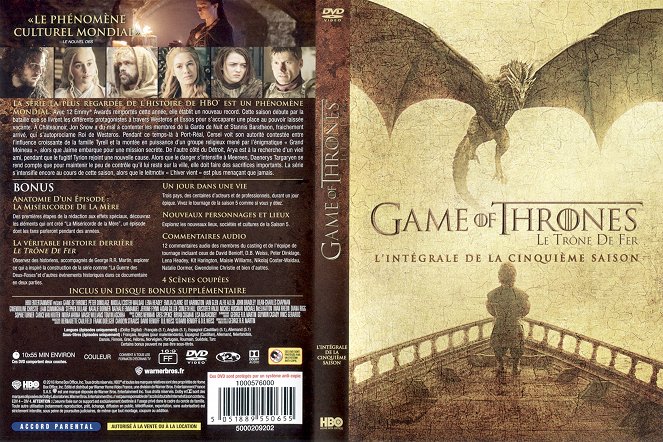 Game of Thrones - Season 5 - Covers
