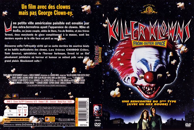 Killer Klowns from Outer Space - Borítók
