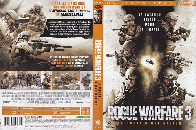 Rogue Warfare 3 : La chute d'une nation - Couvertures