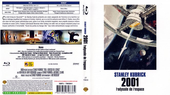 2001: Una odisea del espacio - Carátulas