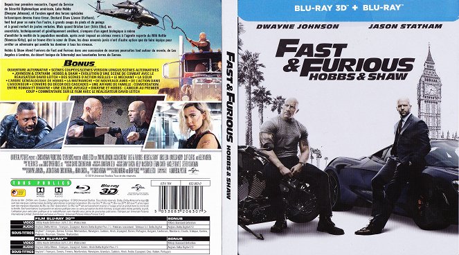 Fast & Furious: Hobbs & Shaw - Carátulas