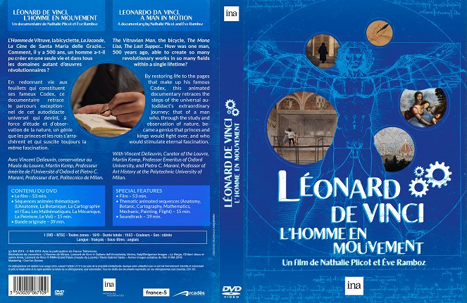 Leonardo Da Vinci, muž v pohybu - Covery