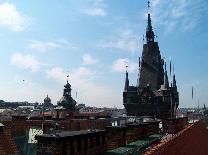 Praha, město věží - Věže mezi Petrským náměstím a Hlavním nádražím - Photos