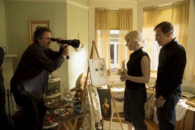 Nagy szemek - Forgatási fotók - Tim Burton, Amy Adams, Christoph Waltz