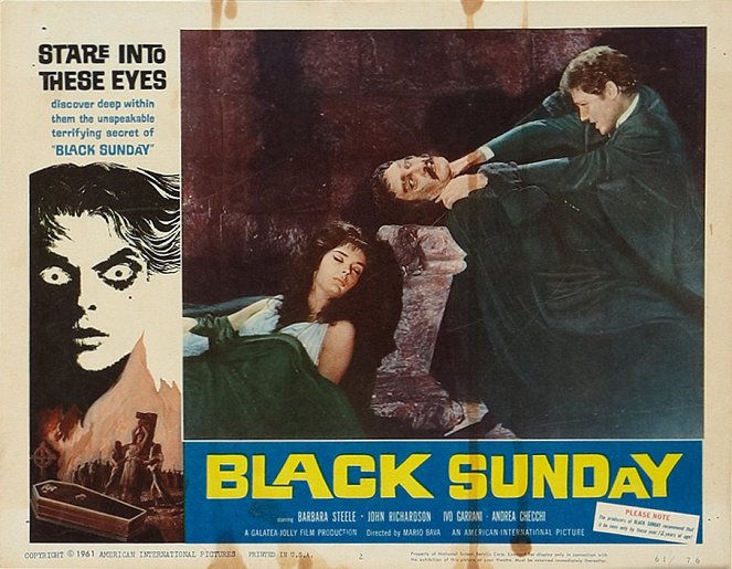 Black Sunday - Lobby Cards - Barbara Steele, Arturo Dominici, John Richardson