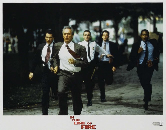 In the Line of Fire - Die zweite Chance - Lobbykarten - Dylan McDermott, Clint Eastwood