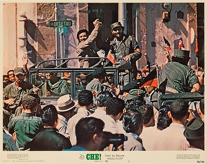 Che ! - Cartes de lobby - Omar Sharif, Jack Palance