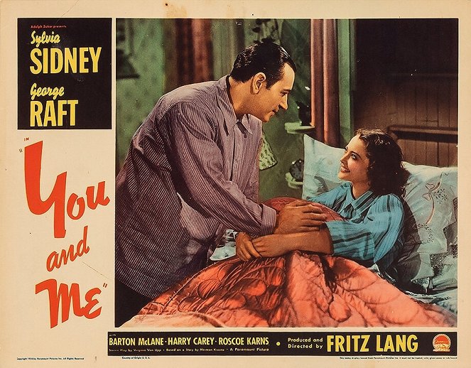 You and Me - Fotocromos - George Raft, Sylvia Sidney
