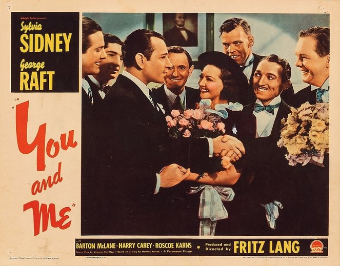 You and Me - Fotocromos - George Raft, Sylvia Sidney