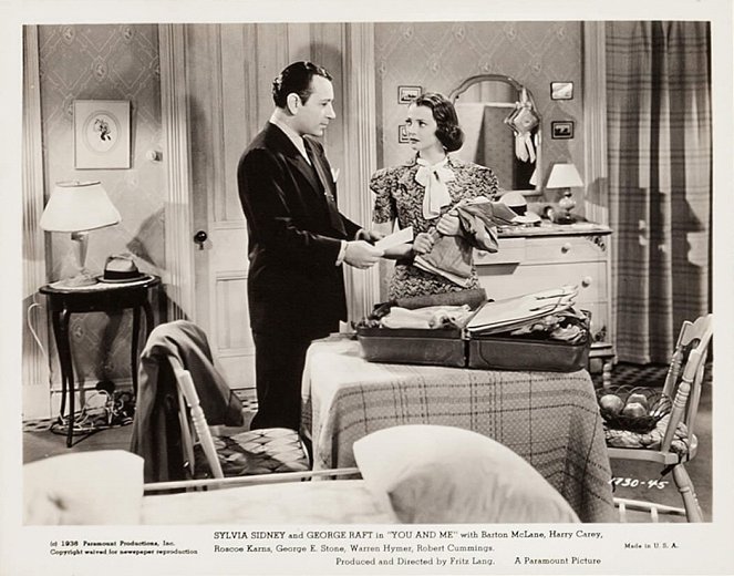 You and Me - Lobby Cards - George Raft, Sylvia Sidney