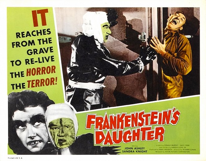 Frankenstein's Daughter - Lobby karty - Harry Wilson