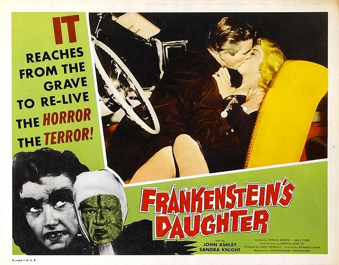 Frankenstein's Daughter - Lobby karty - Donald Murphy, Sally Todd
