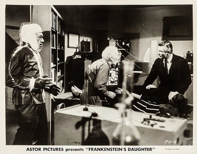 La Fille de Frankenstein - Cartes de lobby - Harry Wilson, Wolfe Barzell, Donald Murphy