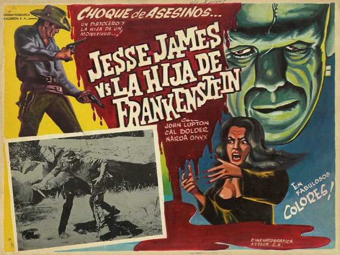 Jesse James Meets Frankenstein's Daughter - Lobby karty