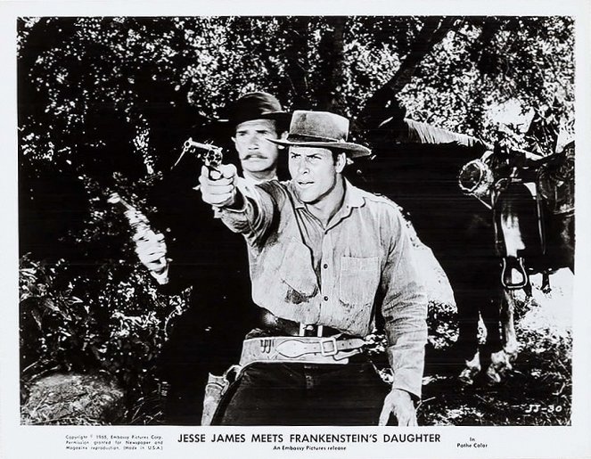 Jesse James contre Frankenstein - Cartes de lobby