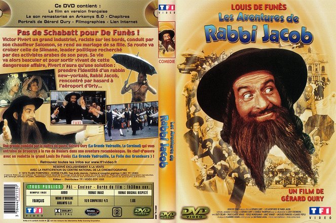 Las locas aventuras de Rabbi Jacob - Carátulas