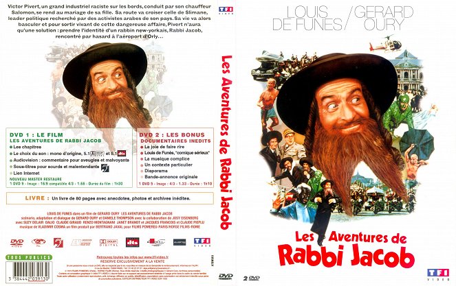 The Mad Adventures of Rabbi Jacob - Covers