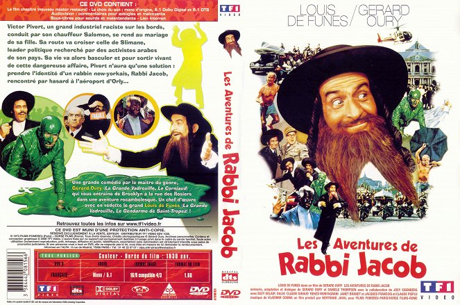 Las locas aventuras de Rabbi Jacob - Carátulas