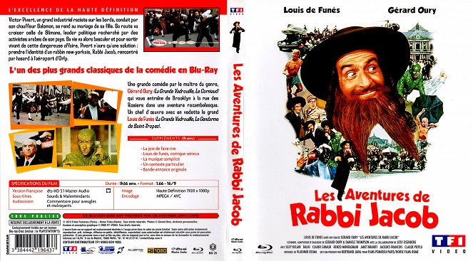 Les Aventures de Rabbi Jacob - Covers
