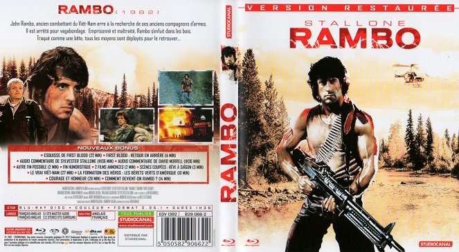Rambo: Pierwsza krew - Okładki