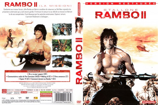 Rambo II - Der Auftrag - Covers