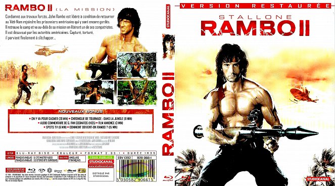 Rambo II : La mission - Couvertures