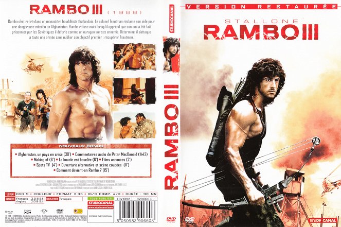 Rambo III - Okładki