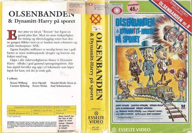 Olsenbanden og Dynamitt-Harry på sporet - Covers