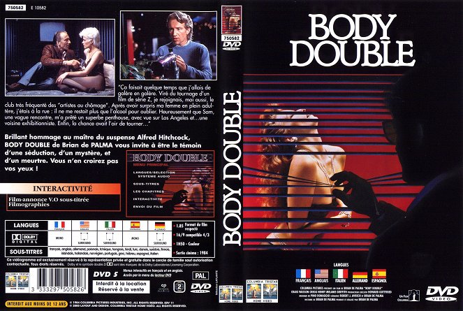 Body Double - Couvertures