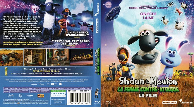 Shaun, a bárány és a farmonkívüli - Borítók