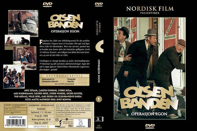 Olsenbanden - Operasjon Egon - Covers