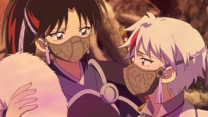 Hanjó no jašahime: Sengoku otogizóši - Saku no joru, kurokami no Towa - De la película