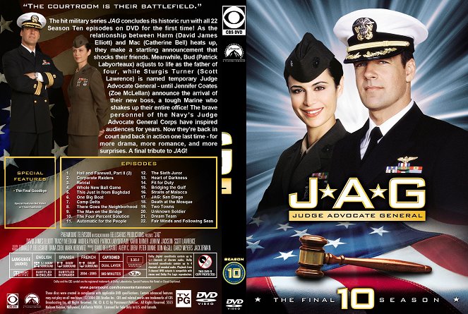 JAG - Vojenská generálna prokuratúra - Season 10 - Covery