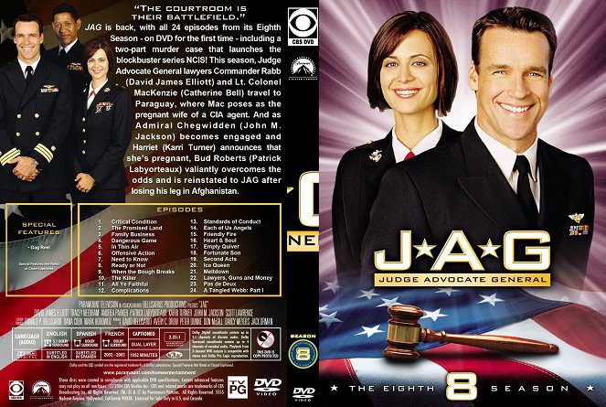 J.A.G. – Im Auftrag der Ehre - Season 8 - Covers