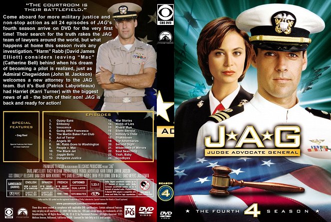 JAG - Vojenská generálna prokuratúra - Season 4 - Covery