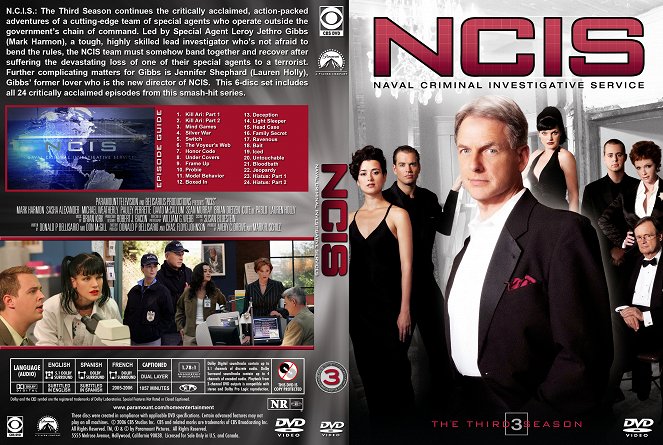 NCIS - Tengerészeti helyszínelők - Season 3 - Borítók