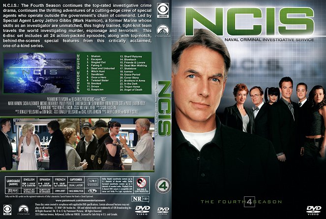 Agenci NCIS - Season 4 - Okładki
