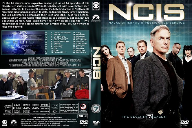 NCIS - Tengerészeti helyszínelők - Season 7 - Borítók