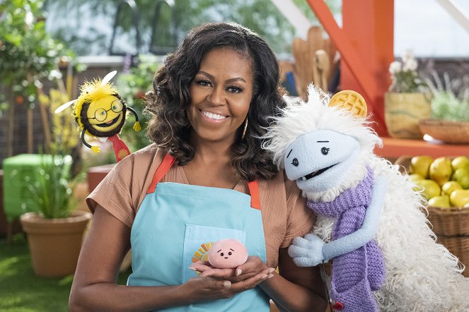 Waffel und Mochi - Werbefoto - Michelle Obama