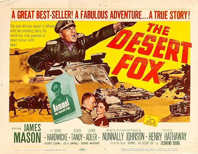 The Desert Fox - Lobby Cards