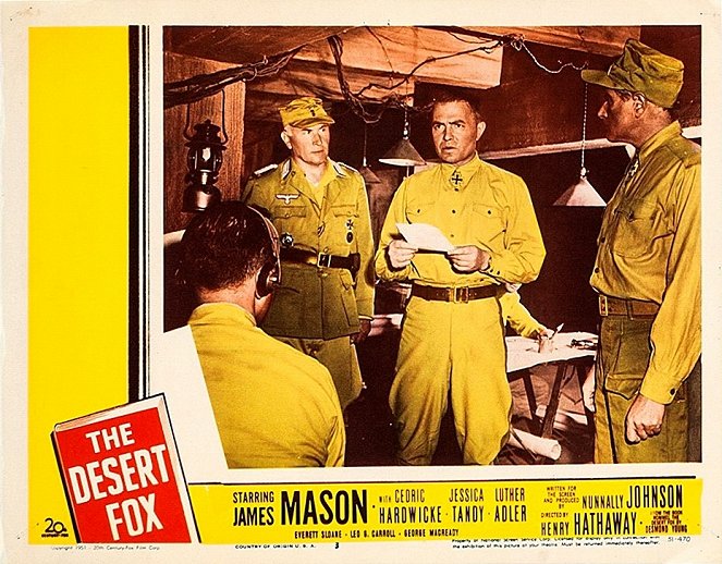 The Desert Fox - Lobby Cards