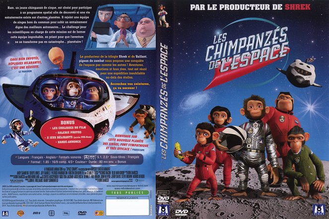 Space Chimps: Misión espacial - Carátulas