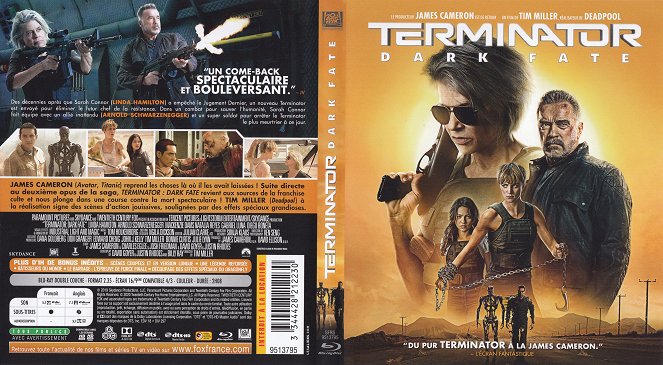 Terminator: Destino oscuro - Carátulas