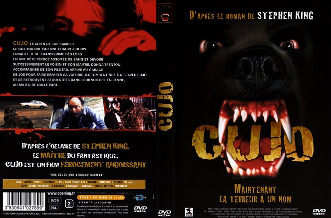 Cujo, vzteklý pes - Covery