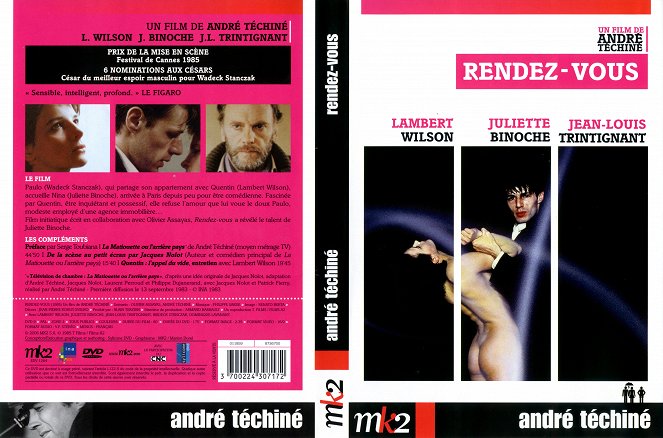 André Téchiné's Rendez-Vous - Covers