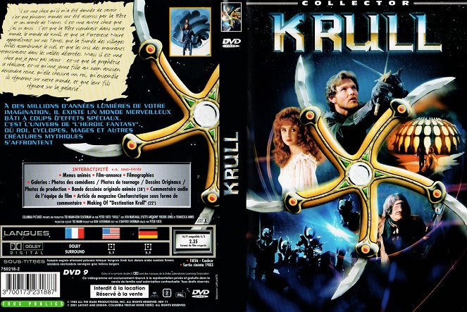 Krull - Couvertures